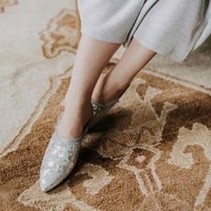 Llani Anthropologie Babouche Loafers in Dove